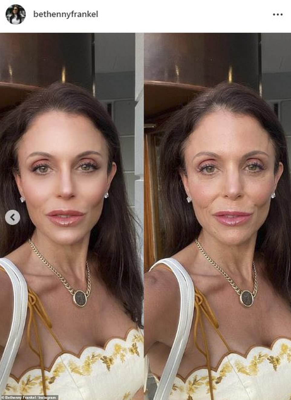 Ранее в сентябре ведущая подкаста опубликовала в Instagram свою фотографию до и после использования фильтра. Звезда известна тем, что публикует снимки без фильтров и макияжа.