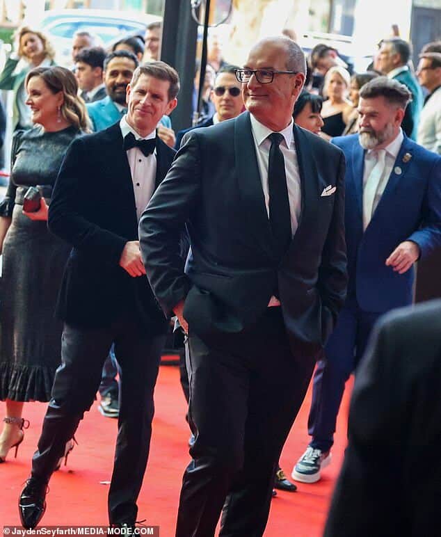 Дэвид «Кочи» Кох (на фото) был хорошим спортсменом после Logie Awards.