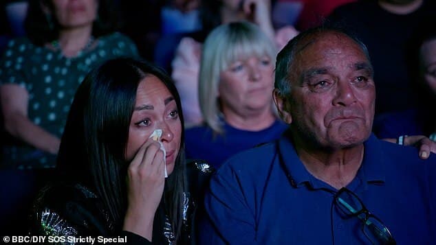 Перенесено: Катя Джонс из Strictly Come Dancing расплакалась из-за эмоциональной дани звезды DIY SIOS их покойному отцу