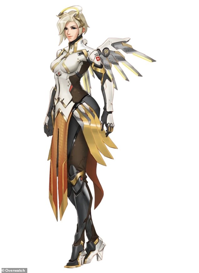На фото: Мерси, персонаж из Overwatch.