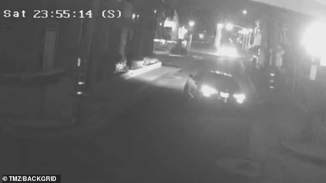 На видео, полученном TMZ, видно, как Шеннон мчится по жилому району, прежде чем врезаться в дом.