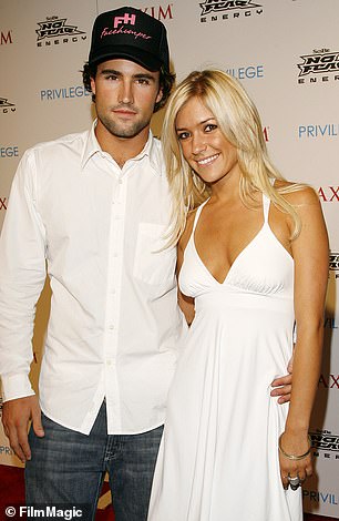 Броди Дженнер и Кристин во время вечеринки Максима в Лос-Анджелесе в 2006 году.