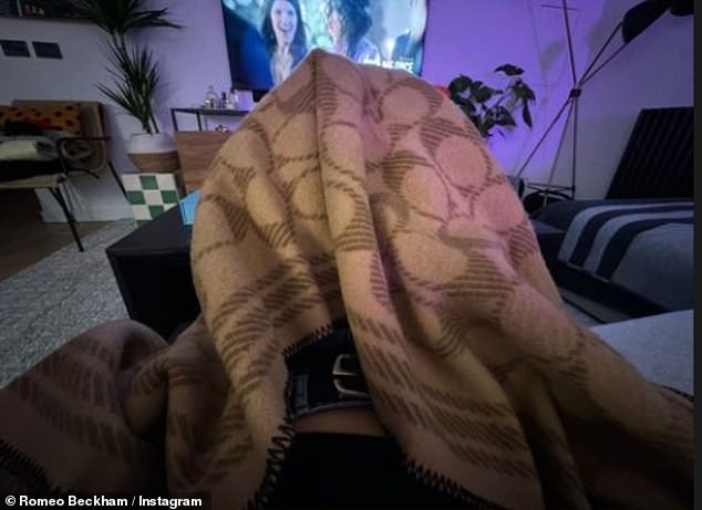 Пара сделала жилое пространство еще более уютным с помощью множества растений, телевизора с плоским экраном и журнальных столиков.