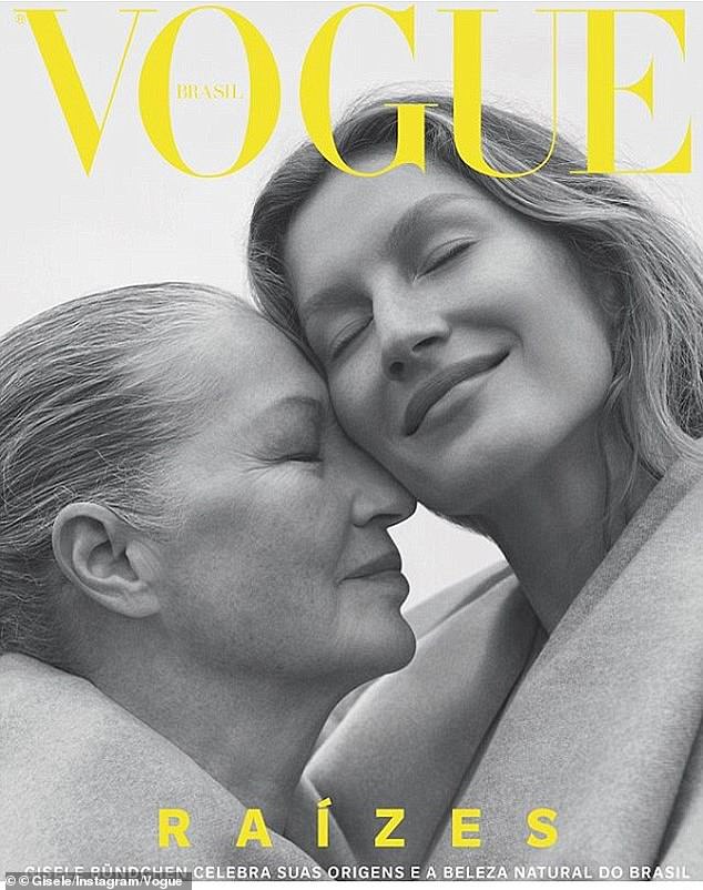 Дуэт матери и дочери позировал на обложке Vogue Brasil в 2018 году.