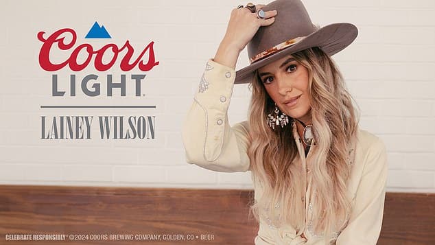 Coors Light заключила многолетнее музыкальное партнерство со звездой кантри-музыки Лэйни Уилсон. 31-летняя певица Bell Bottom Country также будет участвовать в сквозной рекламной кампании, включая цифровую и наружную, а розничные материалы начнут появляться в магазинах в феврале 2024 года.