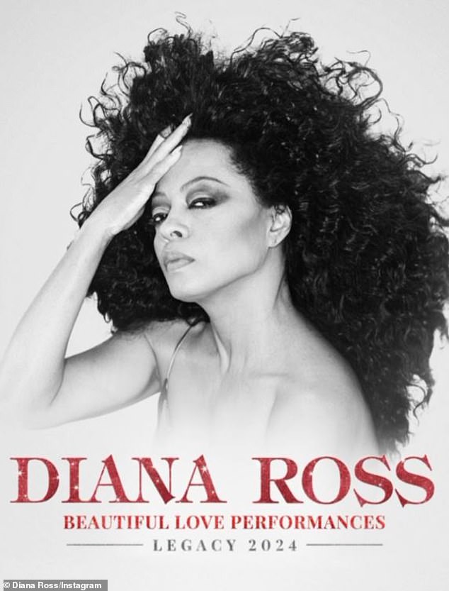 В следующий раз Диана привезет свой 16-дневный тур Diana Ross: Beautiful Love Performances Tour на Hard Rock Live в Голливуде, Флорида, 8 мая.
