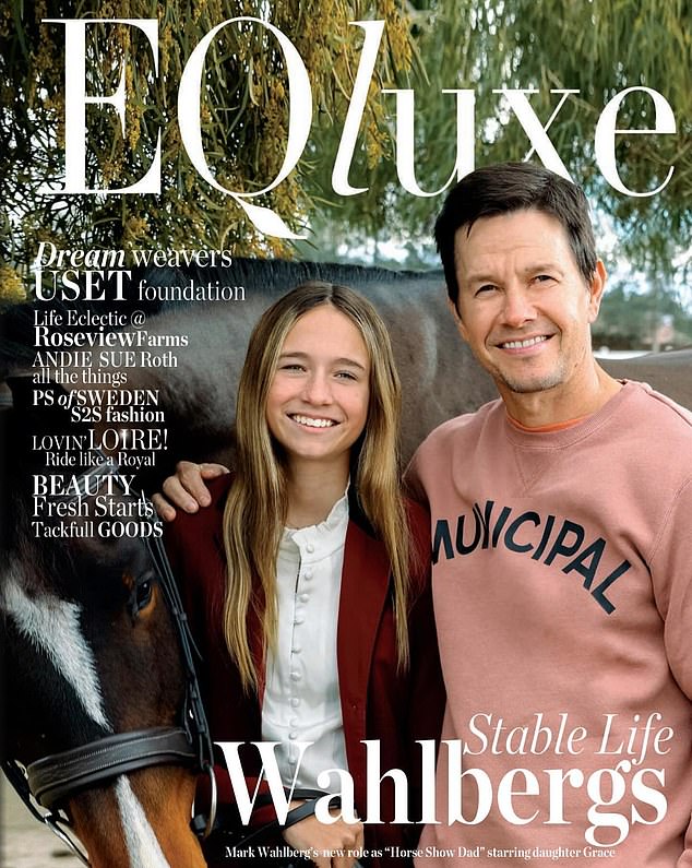 Марк и Грейс сделали обложку EQluxe под названием «Stable Life Wahlbergs».