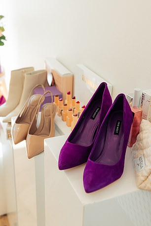 На мероприятии была представлена ​​подборка обуви Nine West.