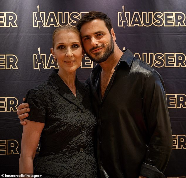 «Я долго ждал этого момента!  Спасибо @celinedion за то, что пришли на мое шоу в Вегасе со своей семьей, это была честь», — написал Хаузер в социальных сетях.