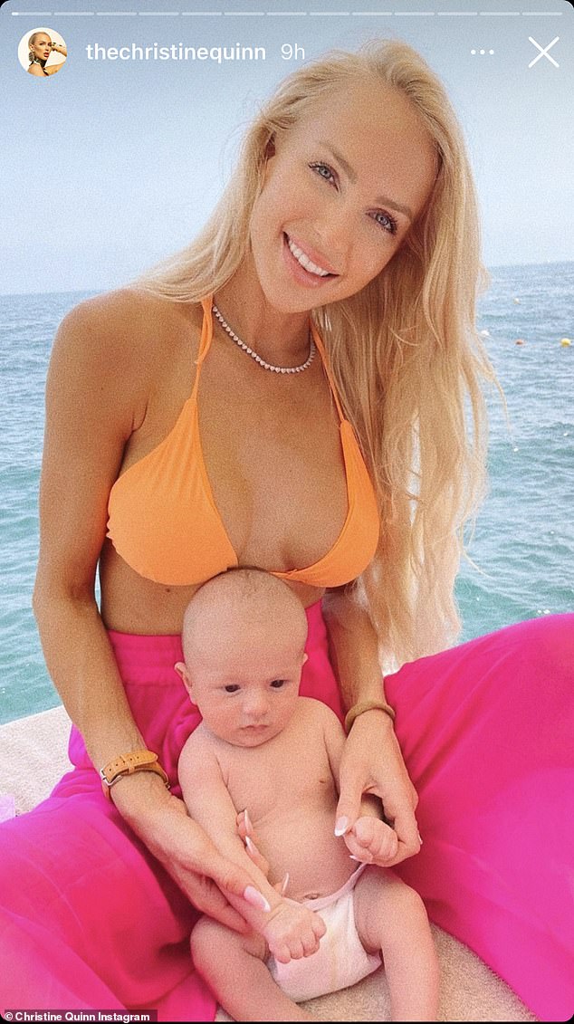 Кристина и Кристиан — родители двухлетнего Кристиана Жоржа.