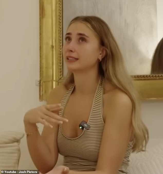 Модель OnlyFans Лили (на фото), которая переспала со 100 мужчинами за один день, расплакалась после изнурительной секс-капады