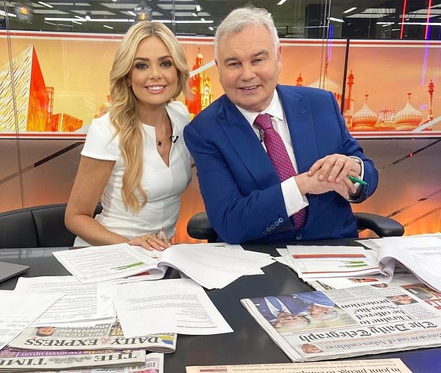 Новым соведущим Имонна GB News стала Элли (на фото вместе). У пары «отличная химия», сказал один инсайдер в прошлом месяце.