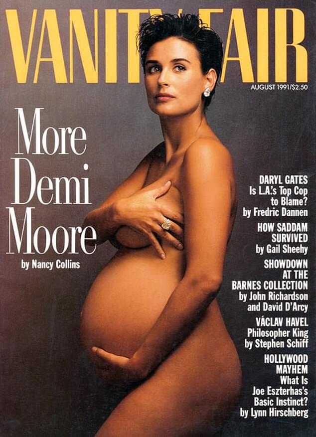 Знаменитая обнаженная обложка Vanity Fair 1991 года с Деми Мур взорвала бы Интернет, поскольку мы оглядываемся назад на то, как звезда всегда прокладывала себе путь в качестве голливудской иконы.