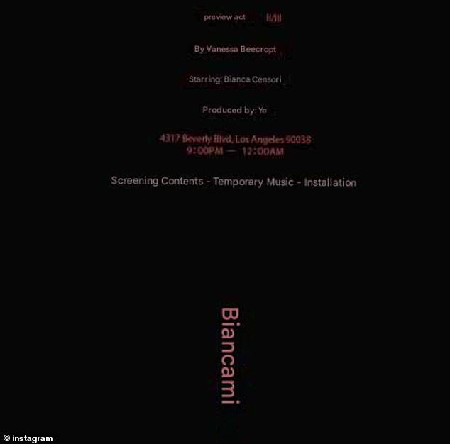 Перевод его сообщения на японский язык дал понять, что речь идет о показе заготовки с временной партитурой. Фильм, находящийся на стадии постпродакшна, все еще редактируется