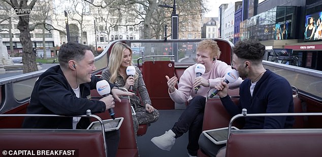 Певец присоединился к ведущим Capital Breakfast Джордану Норту, Крису Старку и Сиан Уэлби, чтобы обсудить свой новый сингл Azizam, который вышел в тот же день, а также предстоящий альбом.