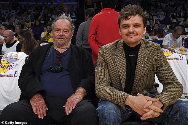 Even though acting talent is in his genes as his father is the iconic Jack Nicholson, 88, and his mother is also a famous actress, Rebecca Broussard, he said he still struggles with imposter syndrome; pictured May 2023 in Los Angeles