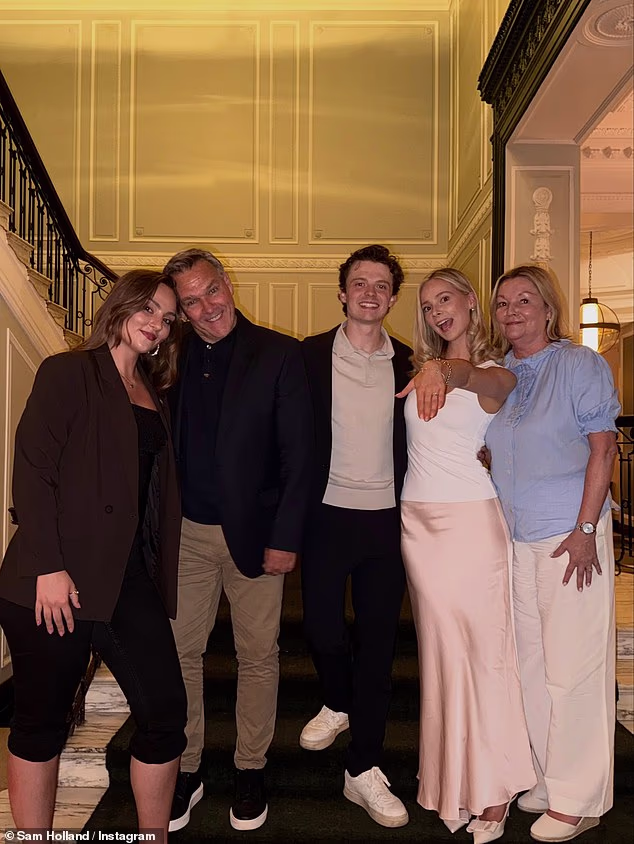 Another snap captured the pair enjoying time together at The Gleneagles Hotel in Scotland, including snaps with their family